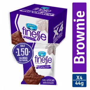 Brownie Finesse 44 g - Multiempaque x4 und