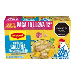 Caldo Maggi Desmenuzado Pague 10 Lleve 12 und Gallina x 90 g
