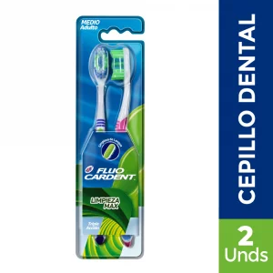 Cepillo Fluocardent X2 Limpieza Máxima 2 und