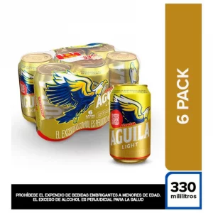 Cerveza Aguila Light Lata Sixpack X 330 cm3 (c/u)