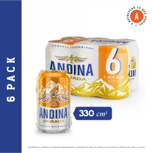 Cerveza Andina Lata Sixpack X 330 ml (c/u)