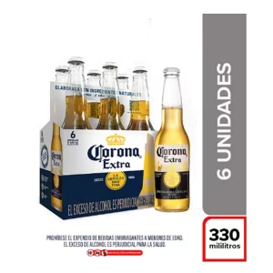 Cerveza Corona Nacional 6 und x 330 ml c/u
