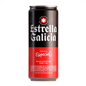 Cerveza Estrella Galicia Lata 330 ml