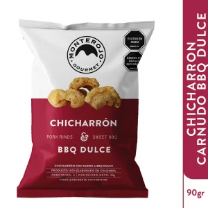 Chicharrón Monte Rojo Carnudo Bbq Dulce x 90 g