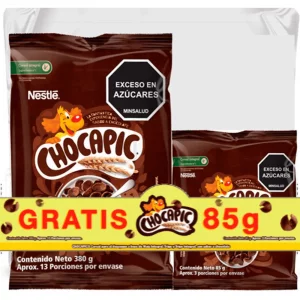 Chocapic Cereal Nestle x 380 g Gratis Chocapic x 465 g