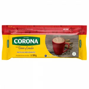 Chocolate Corona Clavos Y Canela 500 g
