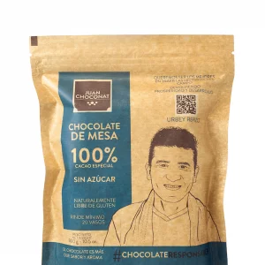 Chocolate Juan Choconat Cacao 100% Bolsa 300 g