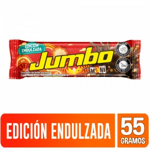 Chocolatina Jet Jumbo Edicion Endulzada Maní x 55 g