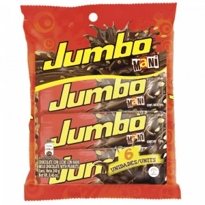 Chocolatina Jet Jumbo Maní Paq X 6 und/ 240 g