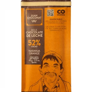 Chocolatina Juan Choconat Naranja Leche 65 g