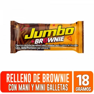 Chocolatina Jumbo Brownie 18 g