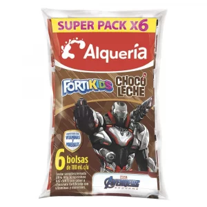 Chocoleche Alqueria Fortikids 6 x 180 ml Avenger