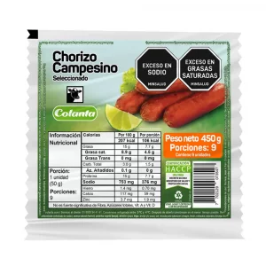 Chorizo Colanta Campesino x 450 g