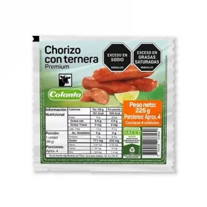 Chorizo Colanta De Ternera x 225 g