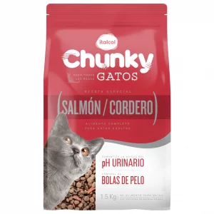 Chunky Gatos Salmón-Cordero 1500 g