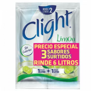 Clight Sin Calorías Sabores Surtidos x3 - 14 g