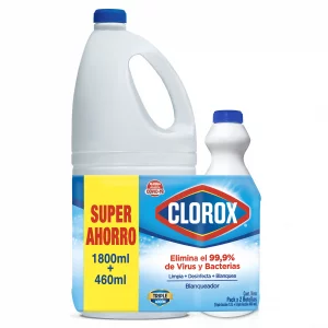 Clorox Regular 1800 ml + 460 ml Precio Especial 2260 ml