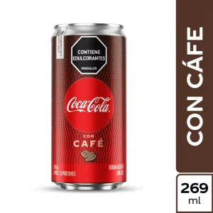 Coca Cola Con Cafe Sin Azúcar x 269 ml