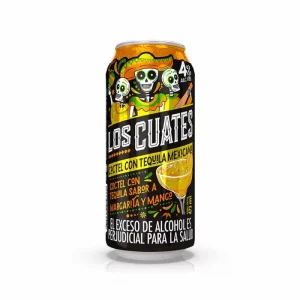 Coctel Los Cuates Con Tequila Mango x 473 ml