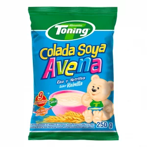 Colada Soya Avena Toning Vainilla 250 g