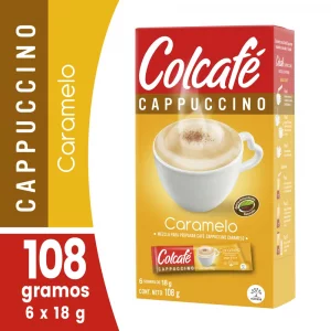 Colcafe Cappuccino 18 g x 6 und Caramelo 108 g