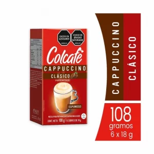 Colcafe Cappuccino 18 g x 6 und Clasico 108 g