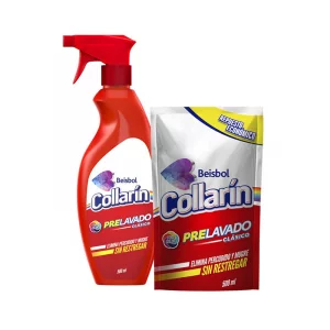 Collarin Beisbol Pre-Lavado Pistola x 500 ml + Doy Pack x 500 ml Precio Especial