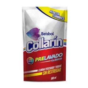 Collarin Beisbol Pre-Lavado x 500 ml Doy Pack