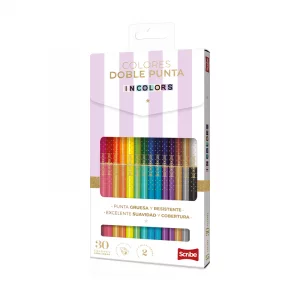 Color In Colors Redondo Doble Punta x 15 Und