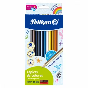 Colores Pelikan Redondos x 24 Und
