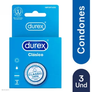 Condón Durex x 3 und Clásico