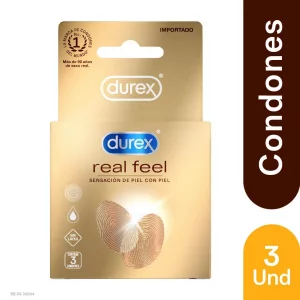 Condón Durex x 3 und Real Feel