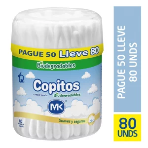 Copitos Biodegradables MK Pague 50 Lleve 80 und