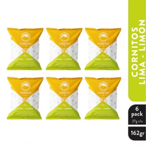 Cornitos Monte Rojo 6 und x 27 g Lima Limón x 162 g