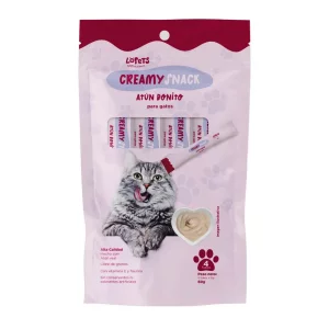 Creamy Snack Lopets Atun Bonito Para gatos x 60 g