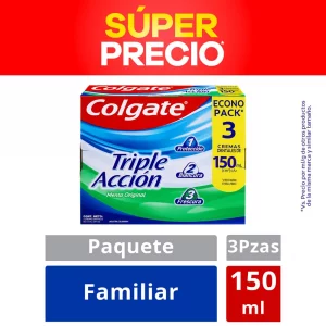 Crema Colgate Triple Accion 3 und x 450 ml