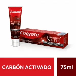Crema Dental Luminous White Carbon Activado 75ml