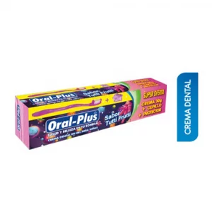 Crema Dental Oral Plus Ninas Sin Fluor+Cepillo+Protec. x 30