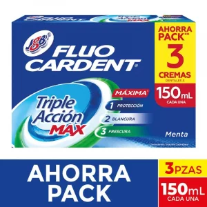 Crema Fluocardent 3 und Triple Acción x 450 ml