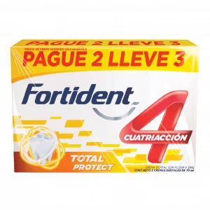 Crema Fortident 3X70 ml Total Protección Precio Especial