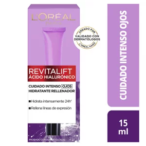 Crema Loreal Ojos Revitalift  ácido Hialurónico x 15 ml
