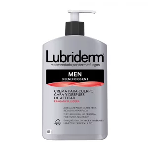 Crema Lubriderm Men Con Perfume 400 ml