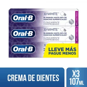 Crema Oral B 3D White 3 x 140 g