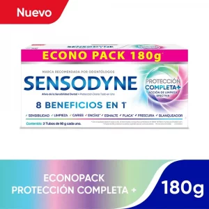 Crema Sensodyne 2 und x 90 g 8 Beneficios En 1 180 g