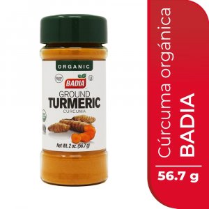 Cúrcuma en Polvo Orgánica Badía Frasco 56.7 g 