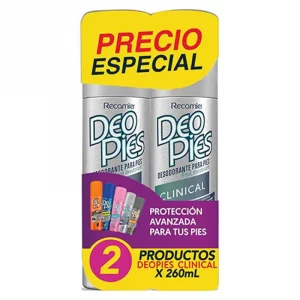 Deo Pies Clinical 2 x 260 ml Precio Especial