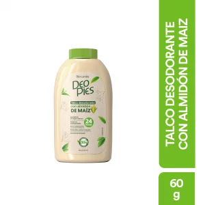 Deo Pies Talco Con Almidon De Maiz x 60 g