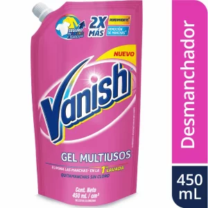 Desmanchador Vanish Líquido Rosa 450 ml