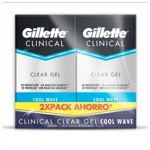 Desodorante Gillette Clinical Gel 2X45 g  |  Cool Wave