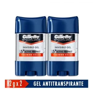 Desodorante gillette Creargel Training guard 2 x 82 g